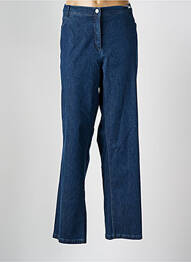 Jeans coupe droite stretch taille normale bleu TONI femme