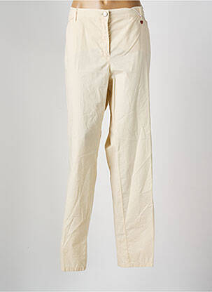 Pantalon slim taille élastique taille normale beige TONI femme