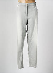 Jeans coupe slim gris CHALOU pour femme seconde vue