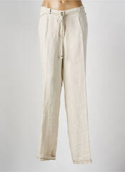 Pantalon droit beige FRED SABATIER pour femme seconde vue
