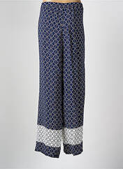 Pantalon droit bleu CHALOU pour femme seconde vue