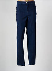 Pantalon slim bleu FRANCE RIVOIRE pour femme seconde vue