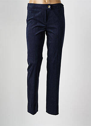Pantalon slim bleu FRANK WALDER pour femme