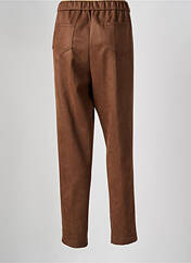 Pantalon slim marron FRANCK ANNA pour femme seconde vue
