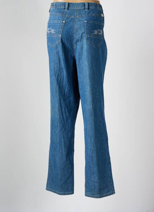 Jeans coupe droite stretch taille normale bleu TONI femme