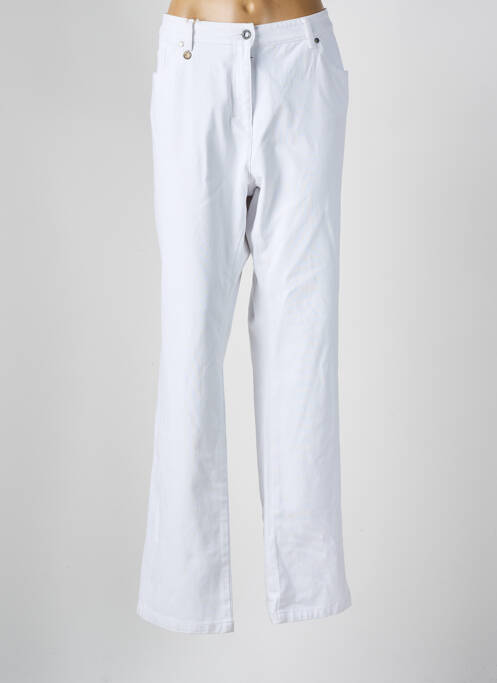 Jeans coupe droite blanc SAINT JAMES pour femme
