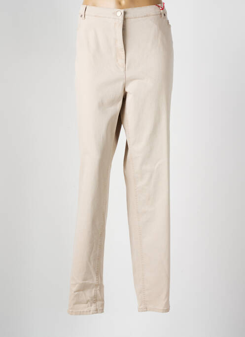 Jeans coupe slim beige TONI pour femme