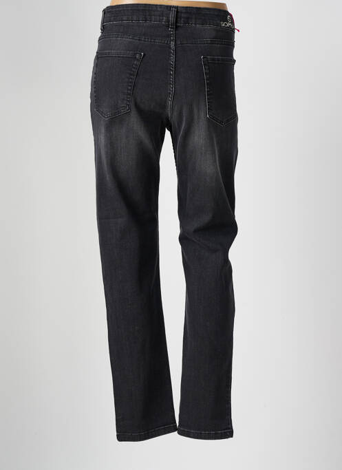 Jeans coupe slim noir SOPHIA CURVY femme
