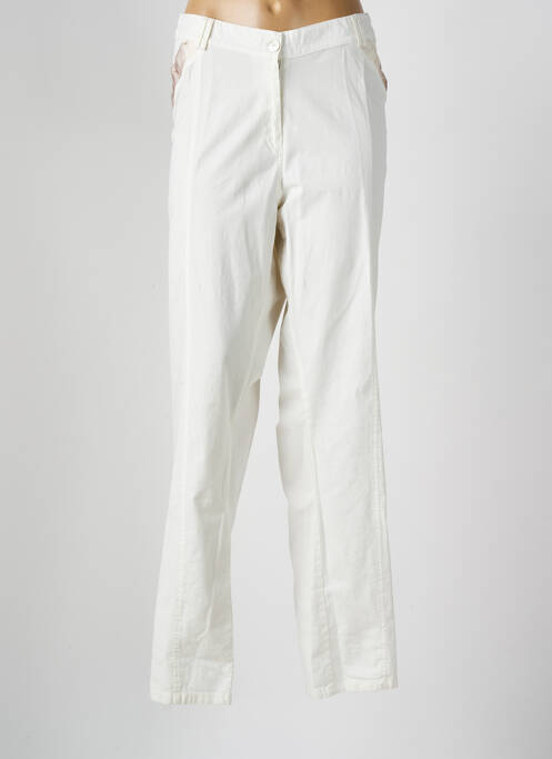 Pantalon droit beige FRED SABATIER pour femme