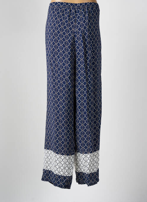 Pantalon droit bleu CHALOU pour femme