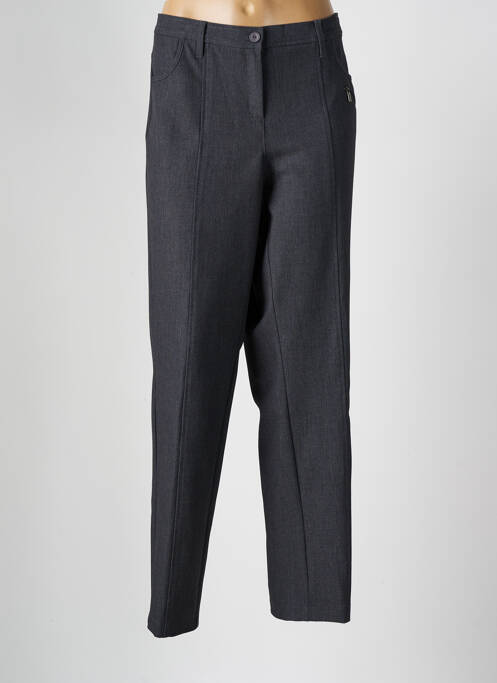 Pantalon droit gris FRANK WALDER pour femme
