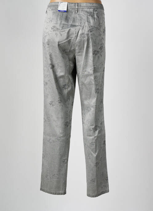 Pantalon droit gris FRANK WALDER pour femme