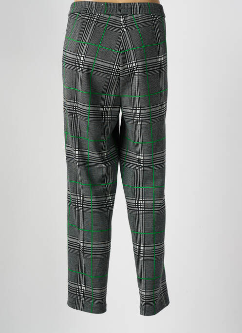 Pantalon droit vert FRANK WALDER pour femme