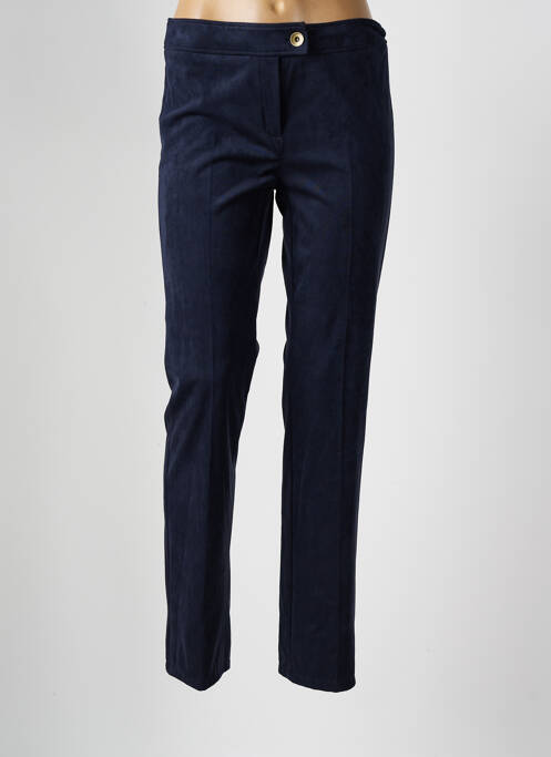 Pantalon slim bleu FRANK WALDER pour femme