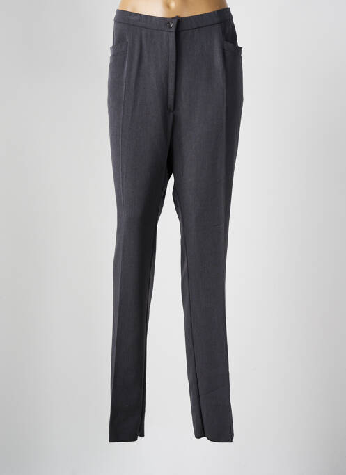 Pantalon slim gris GEVANA pour femme