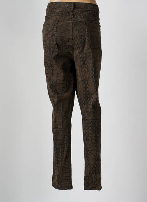 Pantalon slim marron MERI & ESCA pour femme