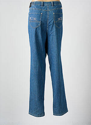 Jeans coupe droite stretch taille normale bleu TONI femme