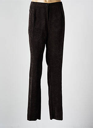 Pantalon slim taille élastique taille normale noir GEVANA femme
