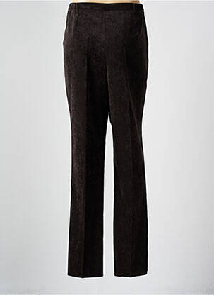 Pantalon slim taille élastique taille normale noir GEVANA femme