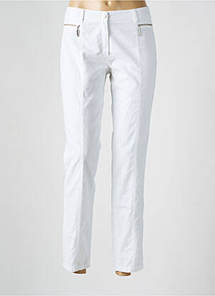 Pantalon slim stretch taille normale blanc DIVAS femme