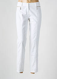 Pantalon slim stretch taille normale blanc DIVAS femme
