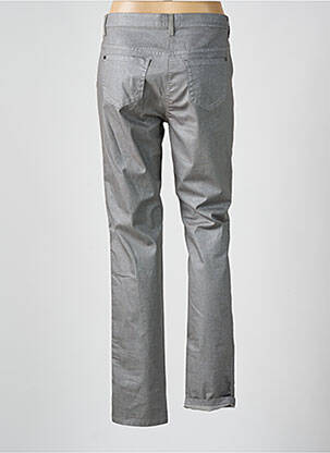 Pantalon slim stretch taille normale gris FRANK WALDER femme