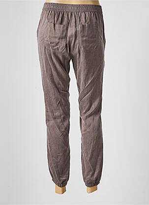 Pantalon slim taille élastique taille normale marron TUZZI femme