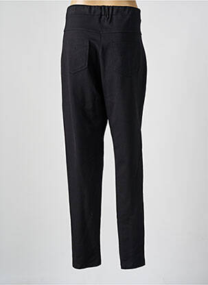 Pantalon slim taille élastique taille normale noir FRANCE RIVOIRE femme