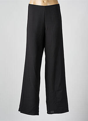 Pantalon droit taille normale taille normale noir ANDAMIO femme
