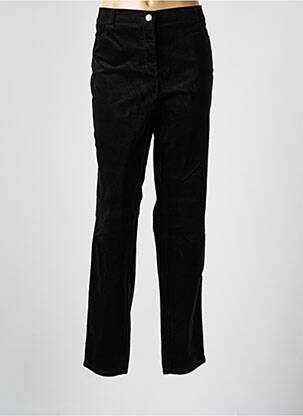 Pantalon droit stretch taille normale noir TONI femme