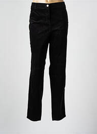 Pantalon droit stretch taille normale noir TONI femme