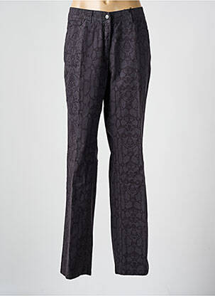 Pantalon droit stretch taille normale gris GERKE MY PANTS femme