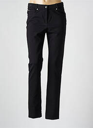 Pantalon slim taille élastique taille normale noir FRANCE RIVOIRE femme