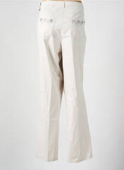 Pantalon droit beige TONI pour femme seconde vue