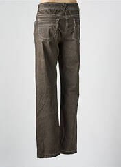 Pantalon droit marron SABATIER pour femme seconde vue
