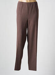 Pantalon droit marron TONI pour femme seconde vue