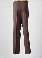 Pantalon droit marron TONI pour femme seconde vue