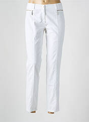 Pantalon slim blanc DIVAS pour femme seconde vue