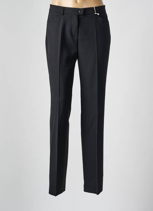 Pantalon slim tissage popeline taille normale noir TONI femme