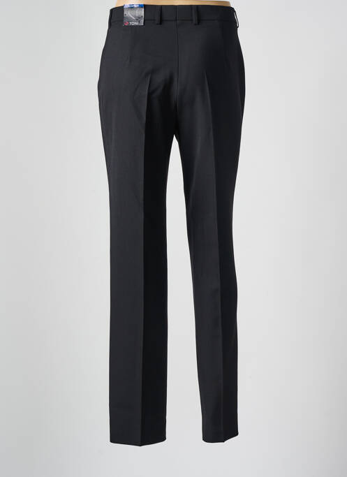 Pantalon slim tissage popeline taille normale noir TONI femme