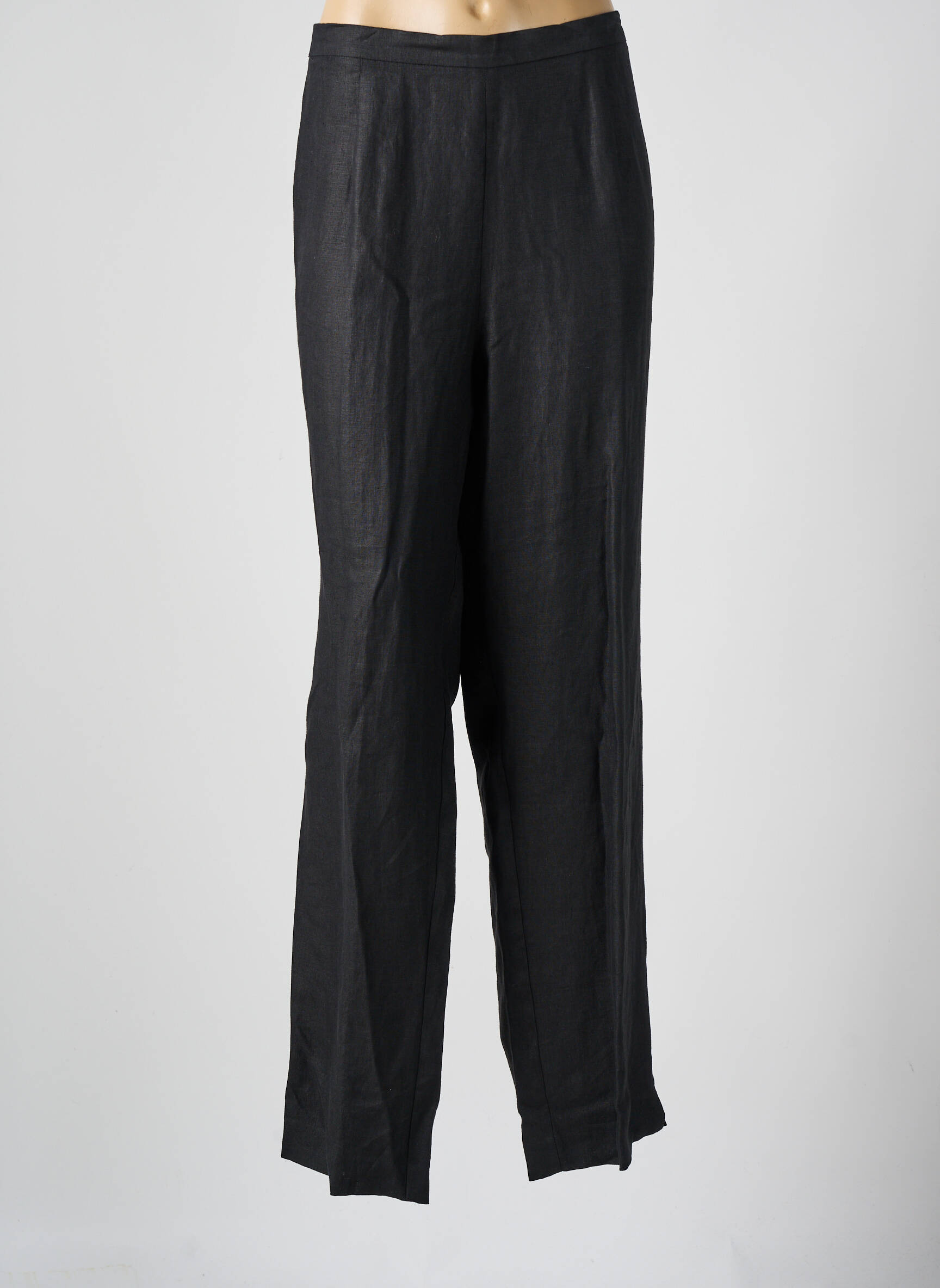Pantalon droit taille normale taille normale noir PAUL MAUSNER femme