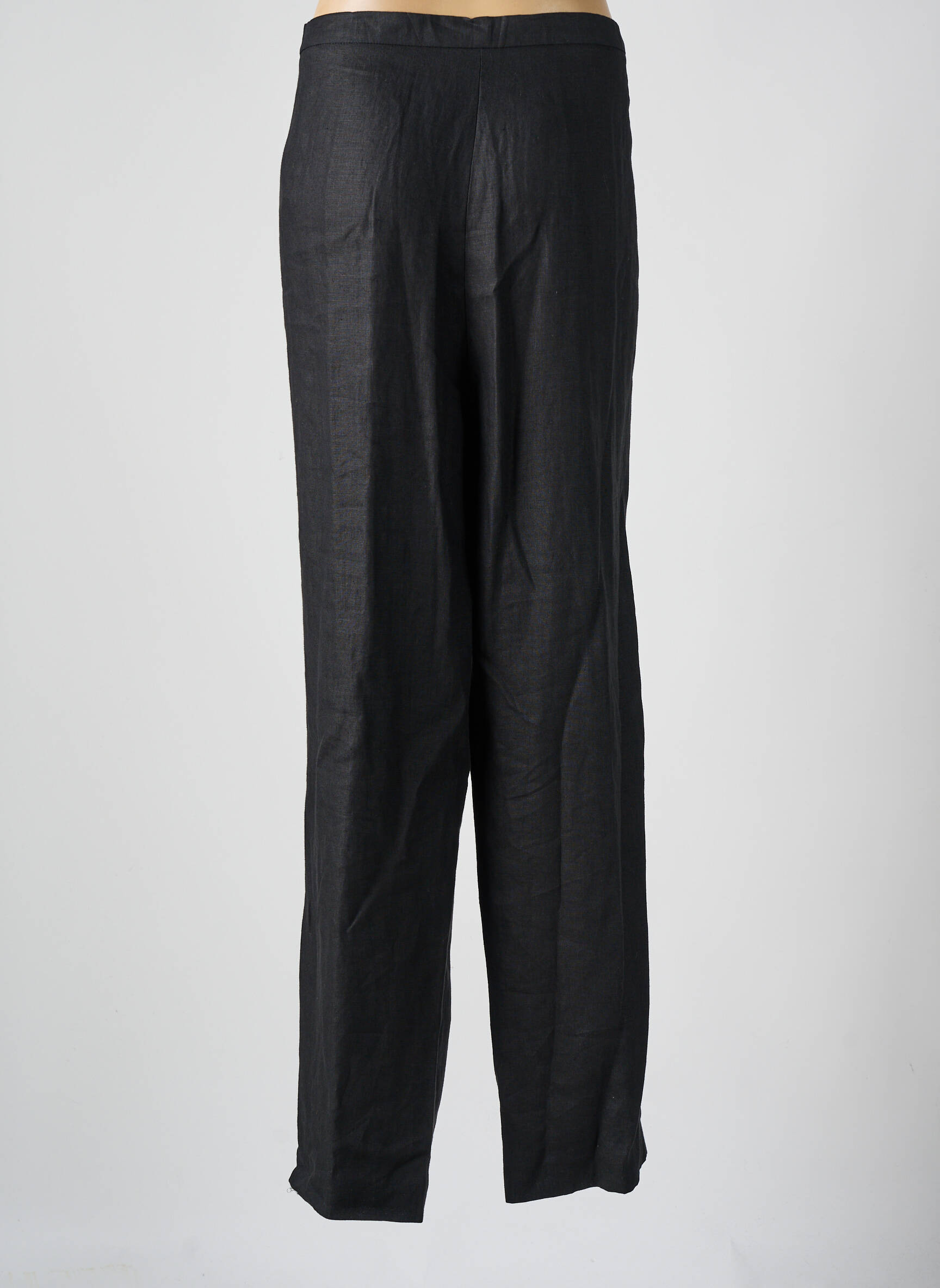 Pantalon droit taille normale taille normale noir PAUL MAUSNER femme