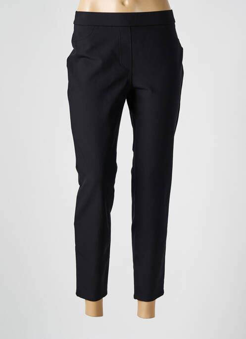 Pantalon 7/8 stretch taille normale noir TONI femme