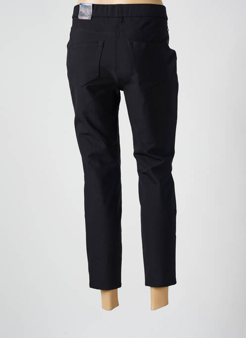 Pantalon 7/8 stretch taille normale noir TONI femme