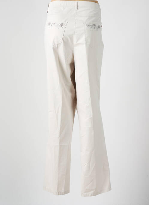 Pantalon droit beige TONI pour femme