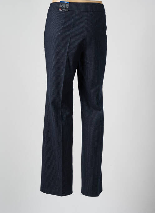 Pantalon droit bleu TONI pour femme
