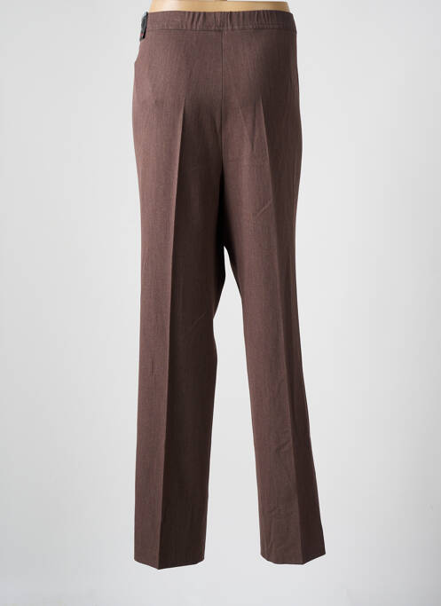 Pantalon droit marron TONI pour femme