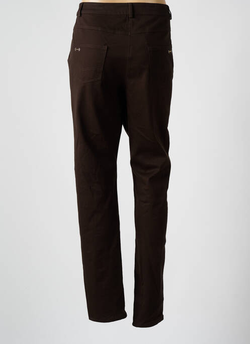 Pantalon slim marron CHRISTIAN MARRY femme