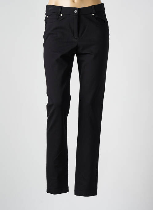 Pantalon slim noir FRANCE RIVOIRE pour femme