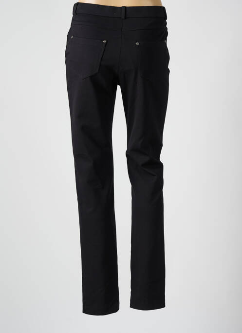 Pantalon slim noir FRANCE RIVOIRE pour femme